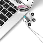 Pen Drive USB em Forma de Coração com Diamante, Especial para Presentes do Dia dos Namorados, 2GB, 4GB, 8GB, 16GB