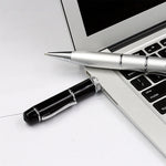 Pen USB 3 em 1 Estilo Caneta Laser, Prateado (8GB), 8GB (Prateado)