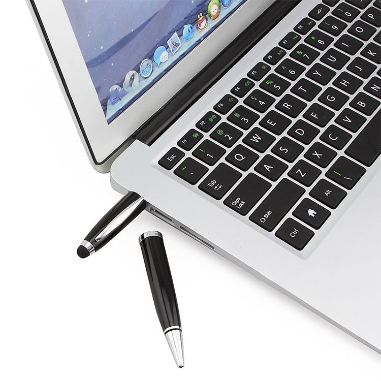 Pen Drive USB 2 em 1 Estilo Caneta, Preto, 2GB (Prateado), 4GB (Prateado), 8GB (Prateado), 16GB (Prateado), 32GB (Prateado), 2GB (Preto), 4GB (Preto), 8GB (Preto), 16GB (Preto), 32GB (Preto)