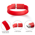 Pen Drive USB 2.0 Pulseiras de Silicone 16GB, 16GB