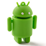 Pen Drive USB Estilo Robô Android 8GB (Verde), 8GB