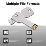 Pen Drive USB em Forma de Chave 2GB, 1GB, 2GB, 4GB, 8GB