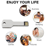 Pen Drive USB em Forma de Chave 2GB, 1GB, 2GB, 4GB, 8GB