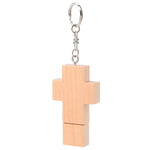 Pen Drive USB Estilo Cruz de Madeira 8 GB, 2GB, 4GB, 8GB