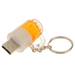 Pen USB Estilo Porta-Chaves Cerveja com Memória de 16GB, 16GB