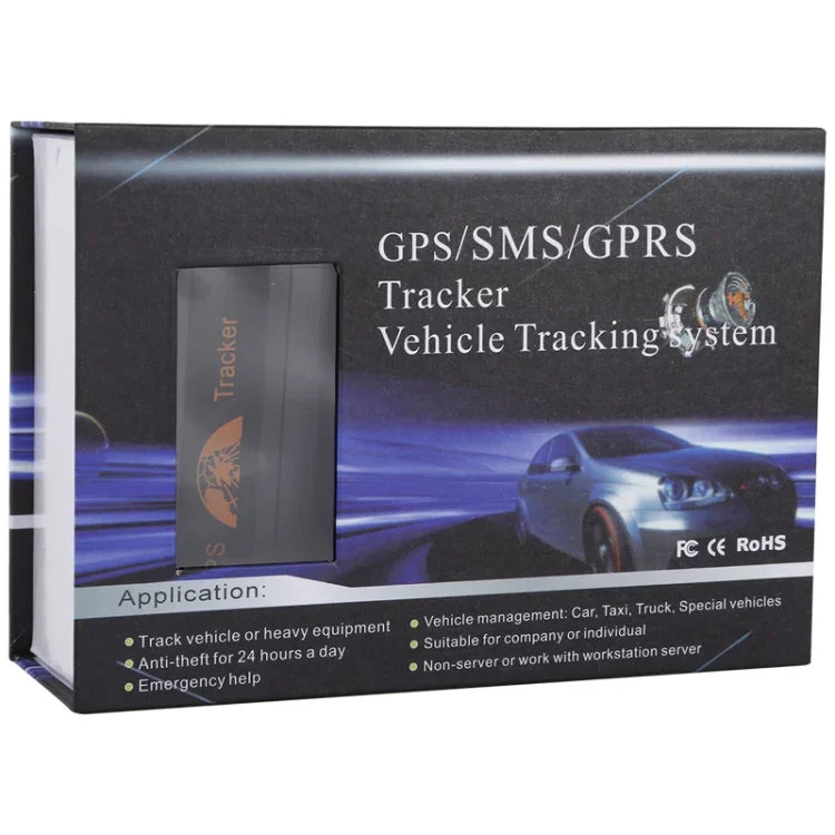Sistema de Rastreamento de Veículos TK103A GPS / SMS / GPRS, Suporta Dual SIM, Projetado Especificamente para Carro, Táxi, Camião, TK103A