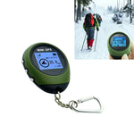 Localizador GPS Mini Portátil de Mão com USB Recarregável para Viagens ao Ar Livre (Verde), Localizador de Chaveiro