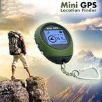 Localizador GPS Mini Portátil de Mão com USB Recarregável para Viagens ao Ar Livre (Verde), Localizador de Chaveiro
