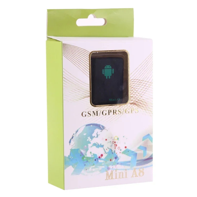 Localizador Global GSM/GPRS Mini A8 TRACKER em Tempo Real 4 Bandas para Uso Pessoal