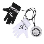 Luvas de Piano Eletrónico com Altifalante, Luvas de Piano Eletrónico