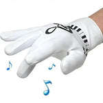 Luvas de Piano Eletrónico com Altifalante, Luvas de Piano Eletrónico