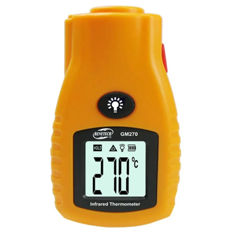 Termómetro digital mini infravermelho BENETECH, intervalo de temperatura: -32 a 280 graus (GM270), GM270