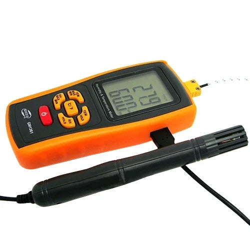 BENETECH GM1361 Medidor Digital de Temperatura e Humidade com Ecrã de 2,5 Polegadas Higrómetro / Termómetro