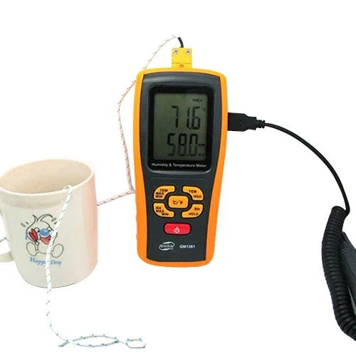 BENETECH GM1361 Medidor Digital de Temperatura e Humidade com Ecrã de 2,5 Polegadas Higrómetro / Termómetro