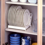 Foldable Dish Drip Rack Plate Holder, Plate Holder