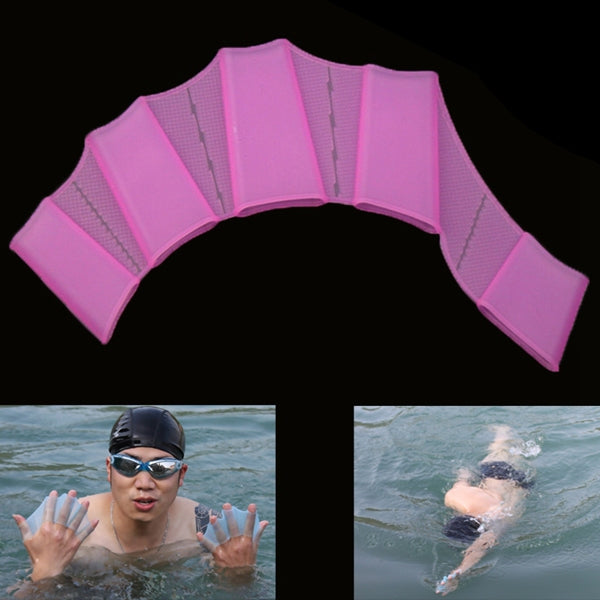 Luvas de Treino com Barbatanas de Mão em Silicone para Natação, M, Tamanho: M Verde, Tamanho: M Azul, Tamanho: M Magenta