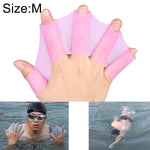 Luvas de Treino com Barbatanas de Mão em Silicone para Natação, M, Tamanho: M Verde, Tamanho: M Azul, Tamanho: M Magenta