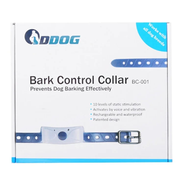 Colar Automático Anti-Latido Sistema de Controlo de Treino para Cães, BC001