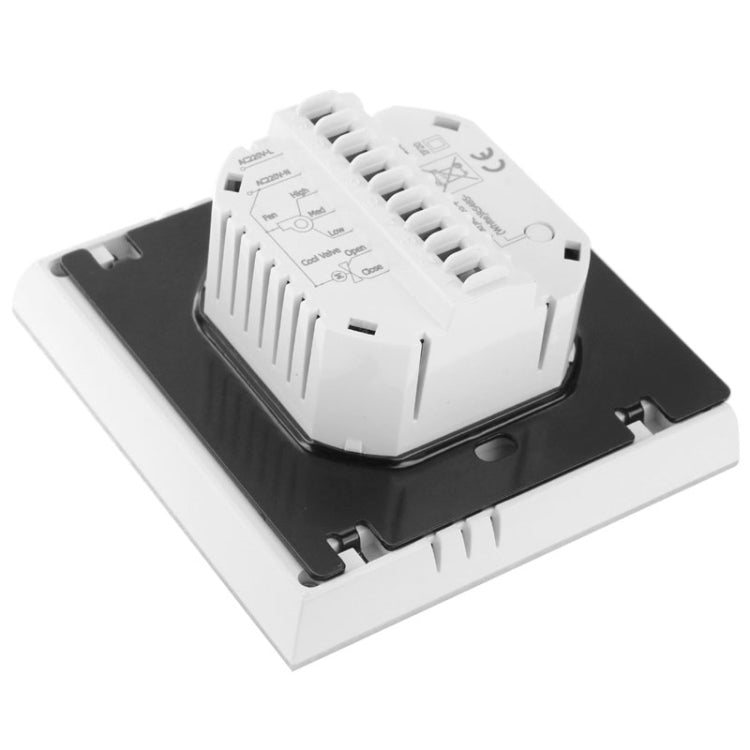 Termóstato programável de ambiente para ar condicionado de 2 tubos com ecrã LCD para unidade de ventiloconvectores