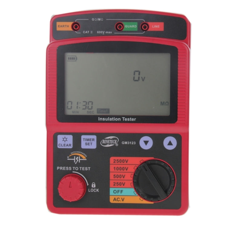 BENETECH GM3123 Testador de Isolamento de Alta Tensão, GM3123