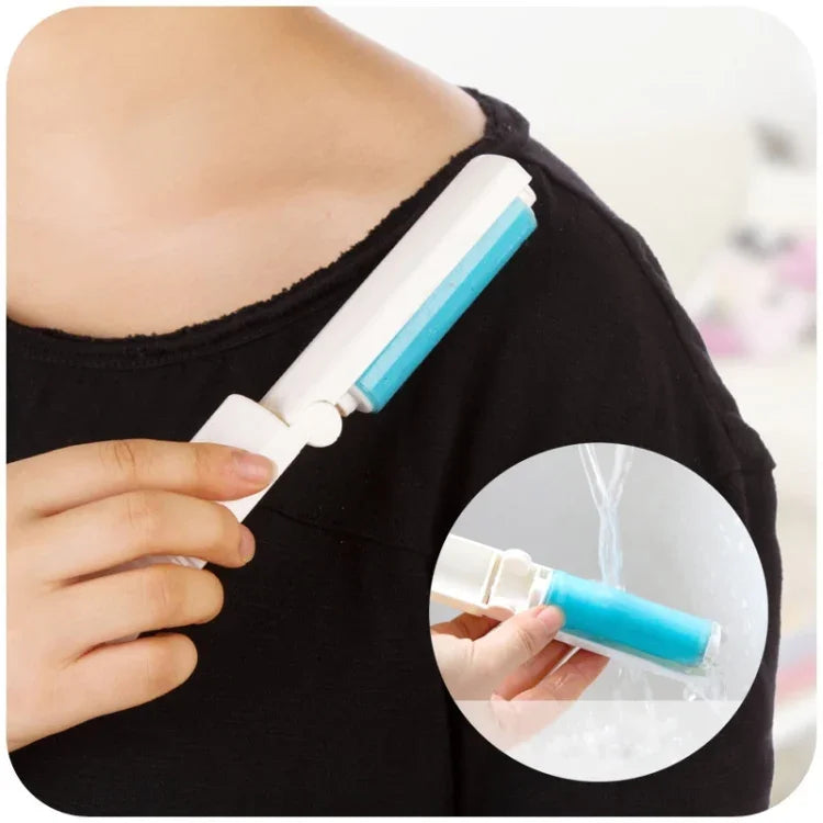 Removedor de Cabelo Portátil Mini em Silicone Pegajoso Lavável, Entrega de Cor Aleatória, Removedor de Cabelo Lavável