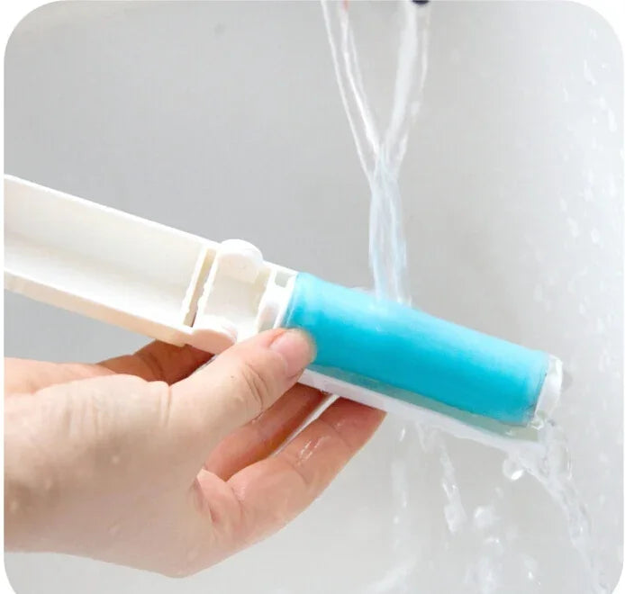 Removedor de Cabelo Portátil Mini em Silicone Pegajoso Lavável, Entrega de Cor Aleatória, Removedor de Cabelo Lavável