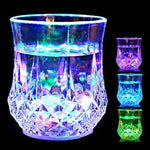 Creative Colorful LED Light Pineapple Inductive Rainbow Color Cup, LED Light Pineapple Cup
