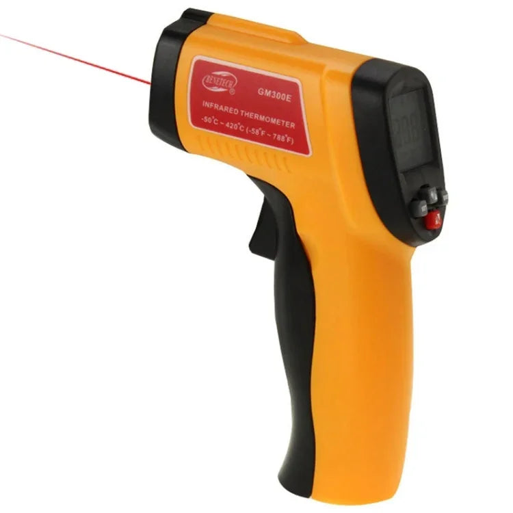 BENETECH GM300E Termómetro Infravermelho Digital com Ponto Laser, Intervalo de Temperatura: -50-420 Graus Celsius, GM300E