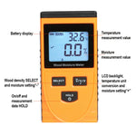 GM630 Medidor Digital de Humidade da Madeira com Ecrã LCD