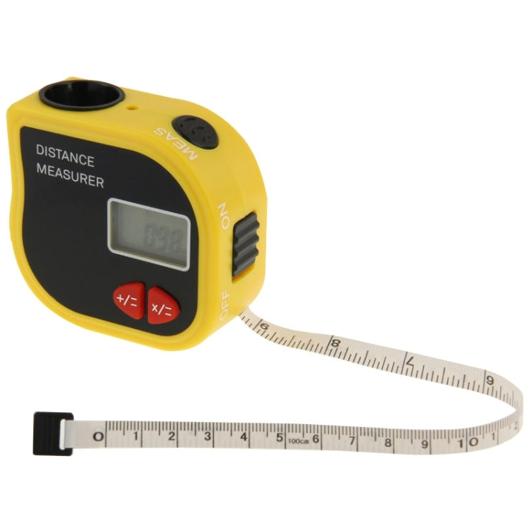 Medidor de Distância Ultrassónico CP-3001 com Ponto Laser e Fita Métrica de 1m