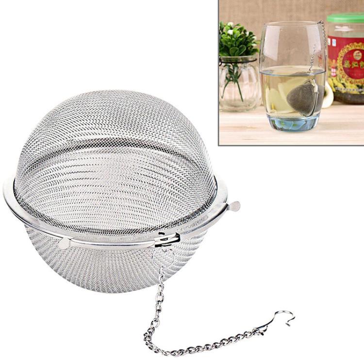 Infusor de Chá em Malha Fina Filtro de Chá em Aço Inoxidável, Grande