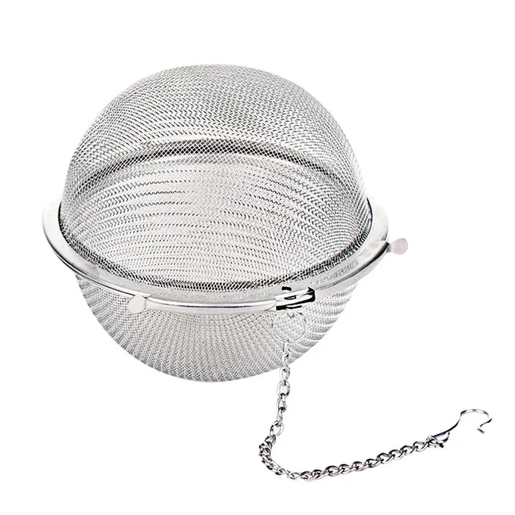 Infusor de Chá em Malha Fina Filtro de Chá em Aço Inoxidável, Grande