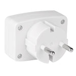 Medidor Digital de Voltagem AC DM55-1 com Ecrã LCD, Faixa de Medição: 110V-300V, Ficha EU