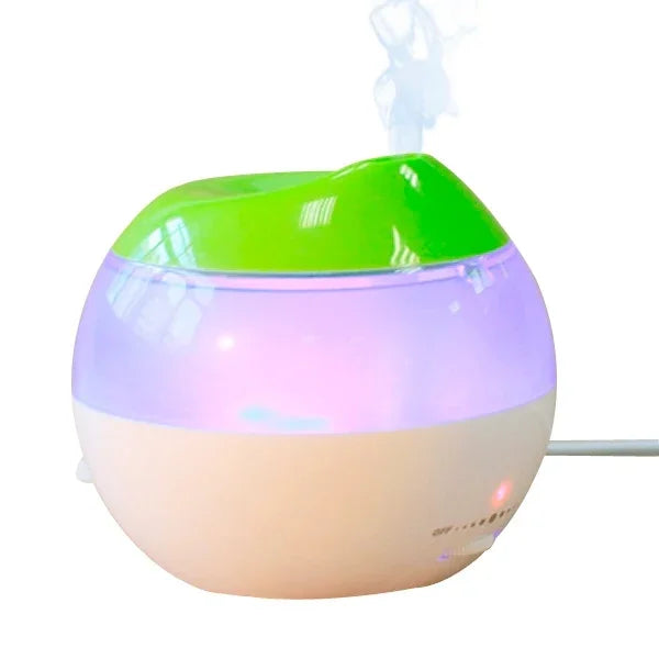 Humidificador de Ar USB com Indicador Vermelho Mini e Interruptor de Regulação de Vapor (Branco + Verde), Humidificador de Ar USB