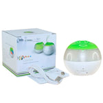 Humidificador de Ar USB com Indicador Vermelho Mini e Interruptor de Regulação de Vapor (Branco + Verde), Humidificador de Ar USB