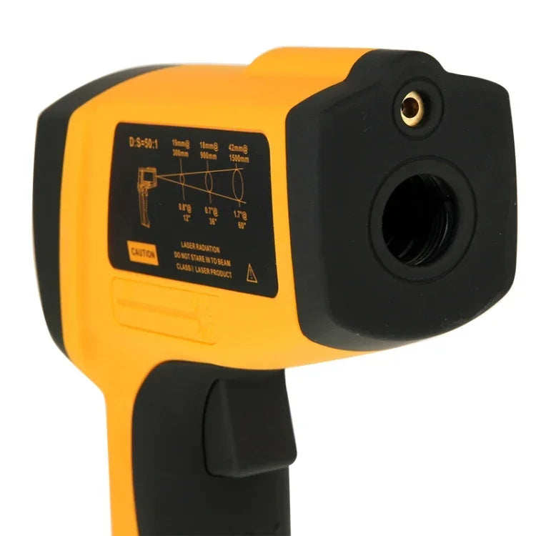 BENETECH GM1651 Pistola de Temperatura Digital USB com Ecrã, Termómetro Infravermelho Portátil, Intervalo de Medição: -30~1650C, GM1651