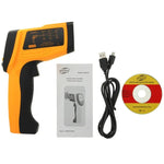 BENETECH GM1651 Pistola de Temperatura Digital USB com Ecrã, Termómetro Infravermelho Portátil, Intervalo de Medição: -30~1650C, GM1651