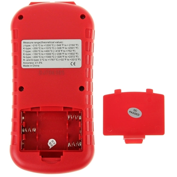 BENETECH GM1312 Termómetro Termopar com Ecrã LCD de 2,4 polegadas, Mede Tipos J, K, T, E, N e R, Faixa de Medição: -50~300°C