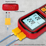 BENETECH GM1312 Termómetro Termopar com Ecrã LCD de 2,4 polegadas, Mede Tipos J, K, T, E, N e R, Faixa de Medição: -50~300°C