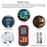 BENETECH GM1312 Termómetro Termopar com Ecrã LCD de 2,4 polegadas, Mede Tipos J, K, T, E, N e R, Faixa de Medição: -50~300°C