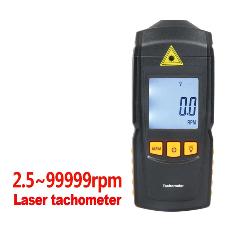 Tacómetro digital a laser portátil BENETECH GM8905, alcance: 2,5-99999RPM, GM8905