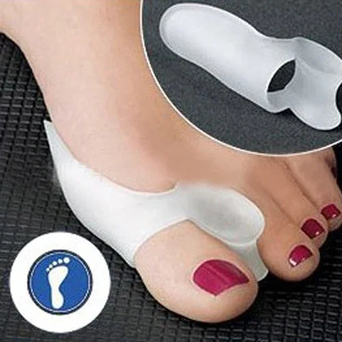 Um Par de Órteses Ortopédicas Especiais para Hallux Valgus, Palmilhas de Silicone para Sapatos (ZRWC08), ZRWC08