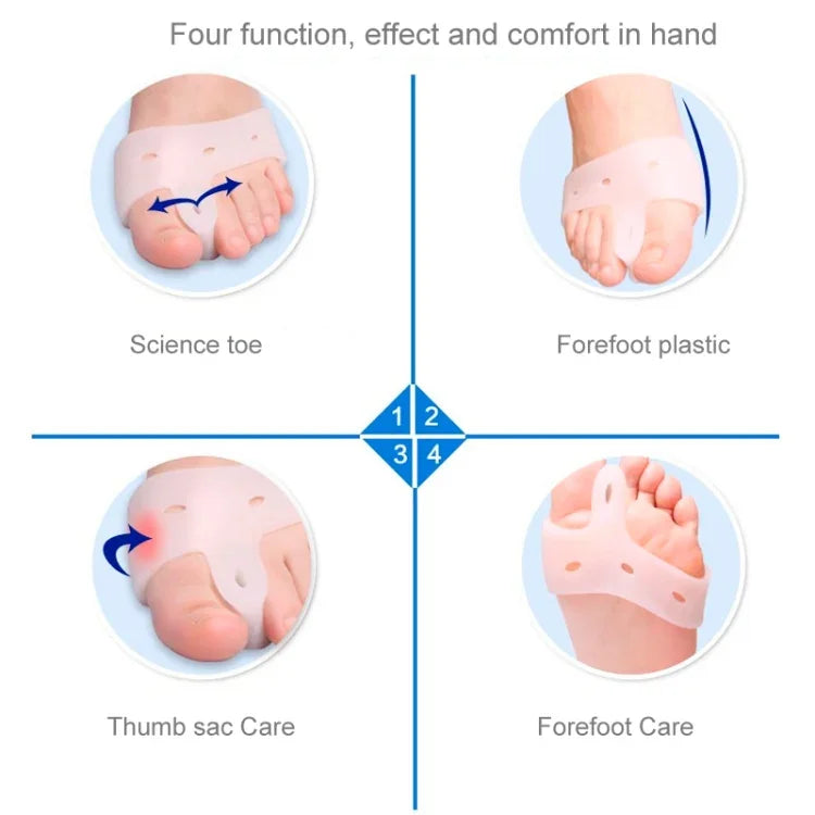 1 Par de Órteses Ortopédicas Especiais ZRWC27 para Hallux Valgus, ZRWC27