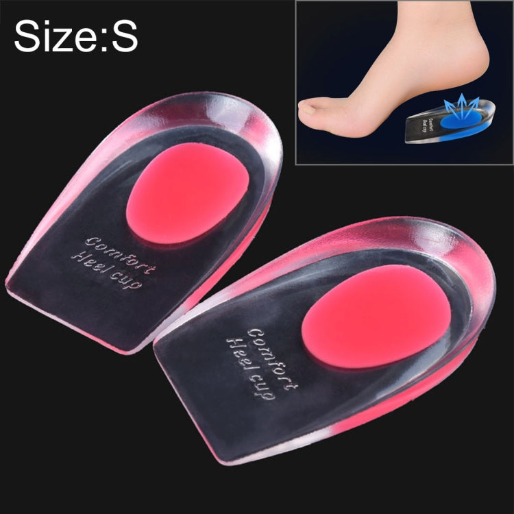 Palminhas de Gel de Silicone Confortáveis para Calcanhar Femininas, Meias Palminhas, Tamanho: S, 1 Par, Azul