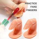 Conjunto de 5 Modelos de Unhas Falsas para Treino de Arte de Unhas com Carimbo Acrílico DIY (Preço para 5 unidades)