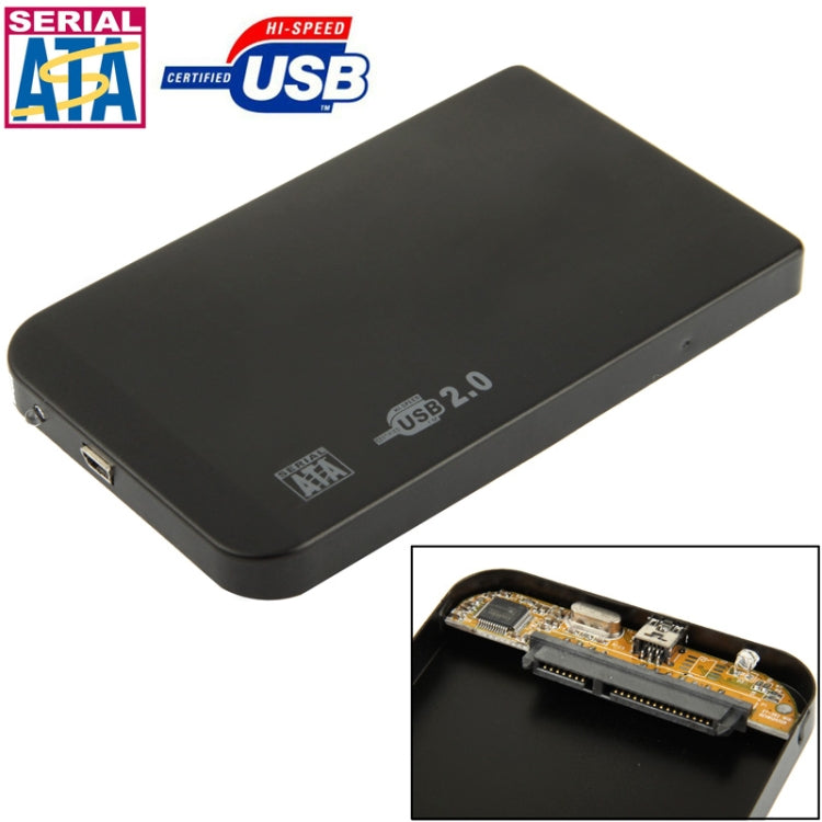 Caixa externa para disco rígido SATA de 2,5 polegadas, tamanho: 126mm x 75mm x 13mm, SATA (Preto), SATA (Prateado), SATA (Azul), SATA (Vermelho)