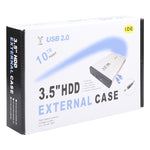 Caixa externa para disco rígido de 3,5 polegadas, suporta disco rígido IDE, ficha EU, IDE (ficha EU), IDE (ficha UK)