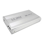 Caixa externa para disco rígido SATA de 3,5 polegadas, suporta USB 2.0, SATA com alimentação 2.0A, SATA com alimentação 1.5A