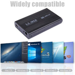 Caixa externa para disco rígido SATA de 3,5 polegadas, suporta USB 2.0, SATA com alimentação 2.0A, SATA com alimentação 1.5A