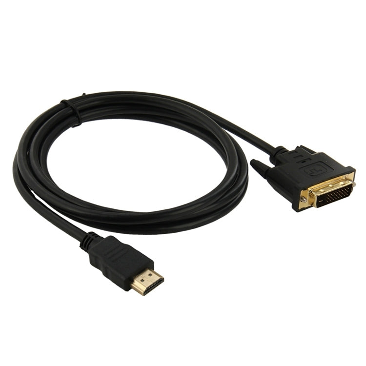 Cabo Adaptador HDMI (Tipo-A) Macho para DVI 24+1 Pinos Macho de 1,8m